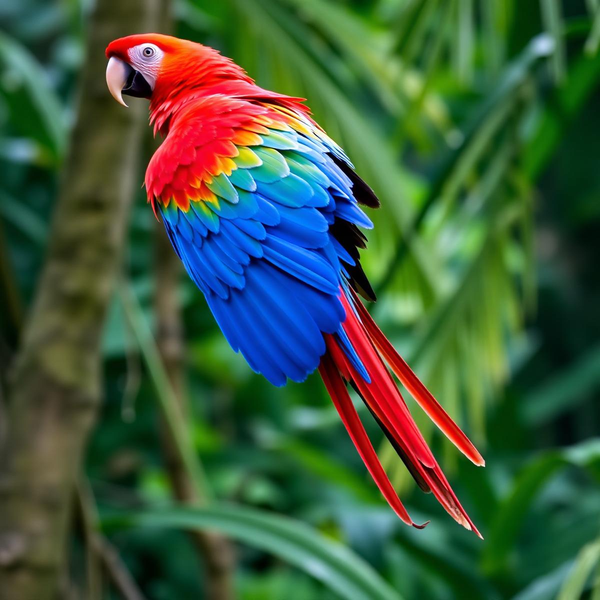 Arara escarlate